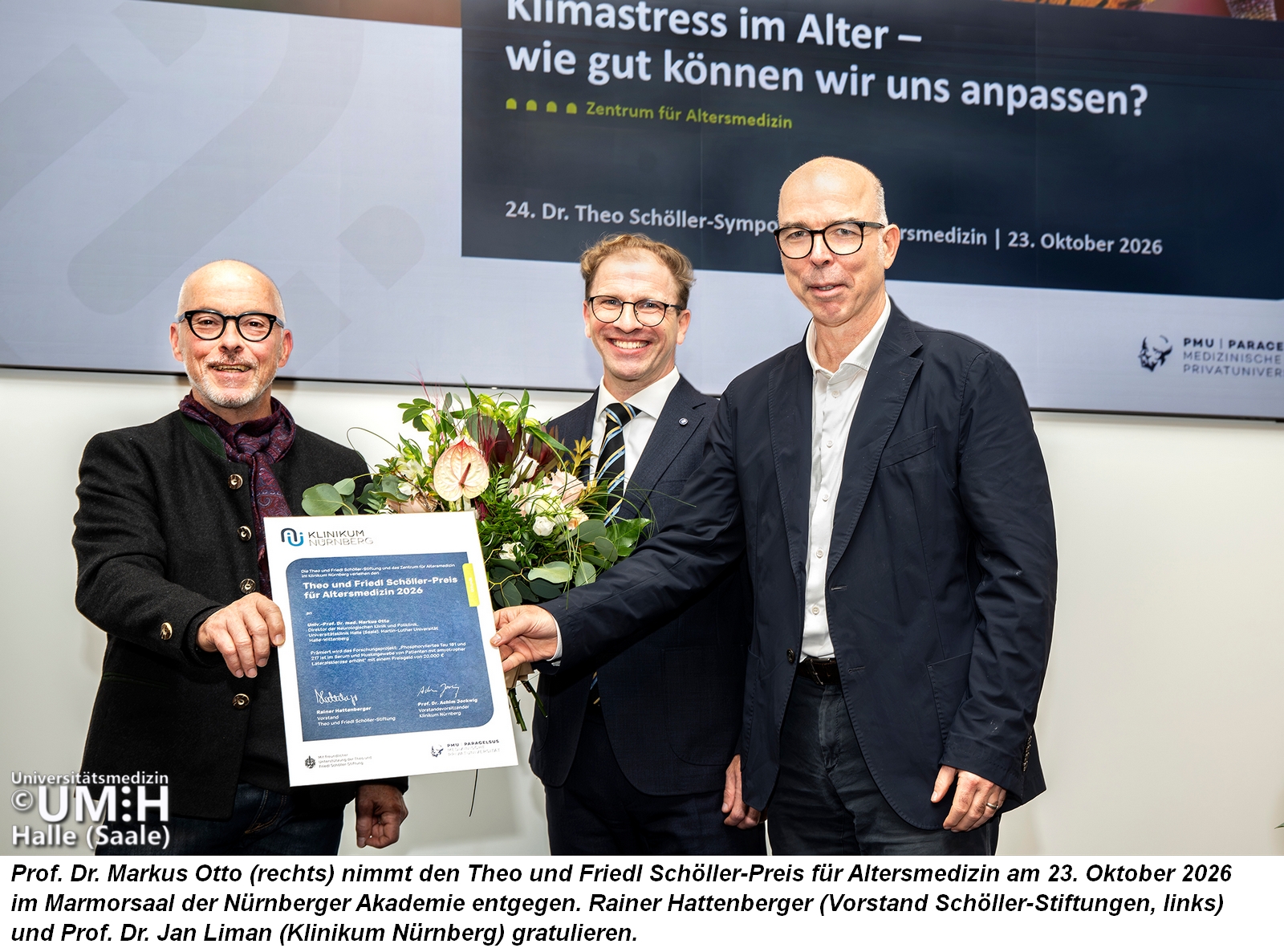 Preis für Altersforschung: Team von der Universitätsmedizin für Arbeit zur Alzheimer-Diagnostik ausgezeichnet